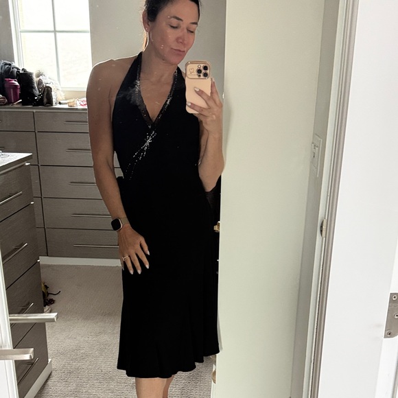 BCBG Dresses & Skirts - BCBG Black Backless Dress